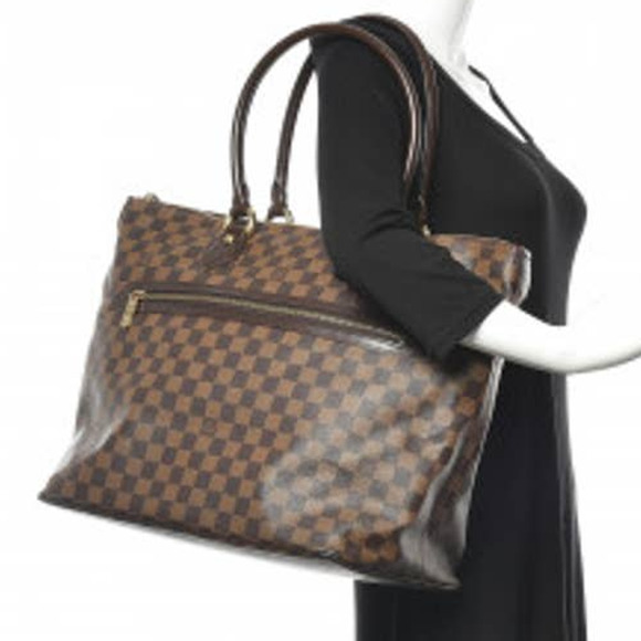 Louis Vuitton Damier Ebene Saleya GM Shoulder Bag